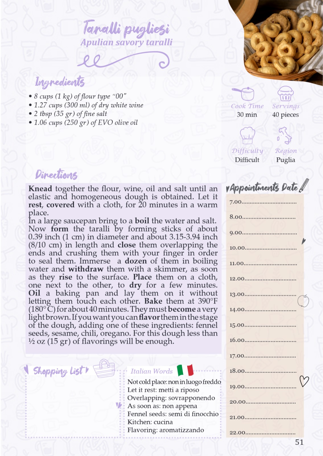 Taralli Pugliesi - Margherita's Italian CookBook