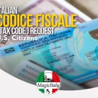 Italian Tax Code (Codice Fiscale) Request for U.S. Citizens