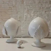 Apulian Pomo White Pumo of Puglia – 7 cm Ceramic Good Luck Charm | Italian Home Decor