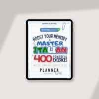 (Digital) Libro Operativo: 400 excercises to practice the Italian Language