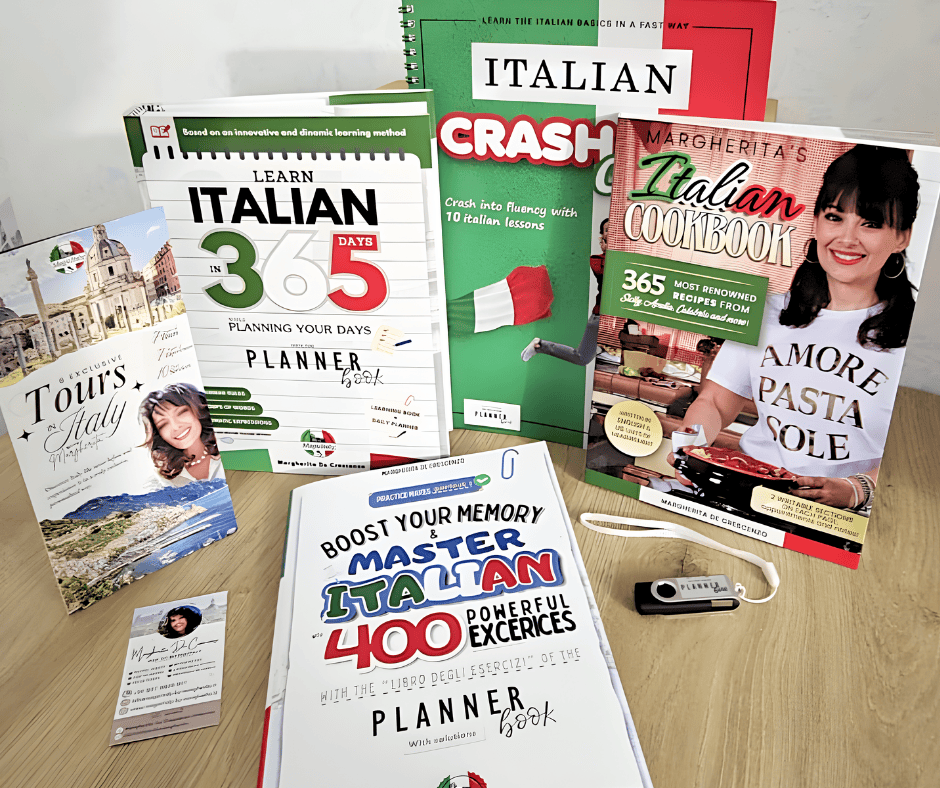 Italian Mastery Kit - Study, Practice, Listen & Cook in Italian